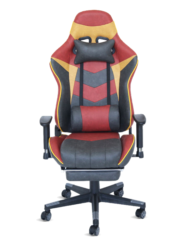 Ergonomická horúca výpredajová špičková herná pc vintage kožená herná stolička s opierkou nôh 