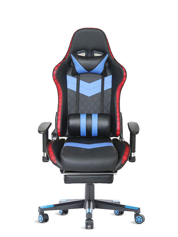 Vysoko kvalitné ergonomické otočné pc hráčske kreslo pohodlné kožené pretekárske kreslo s rgb 